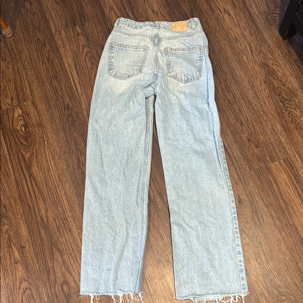 Light Blue Distressed Women Jeans - Picture 5 of 7